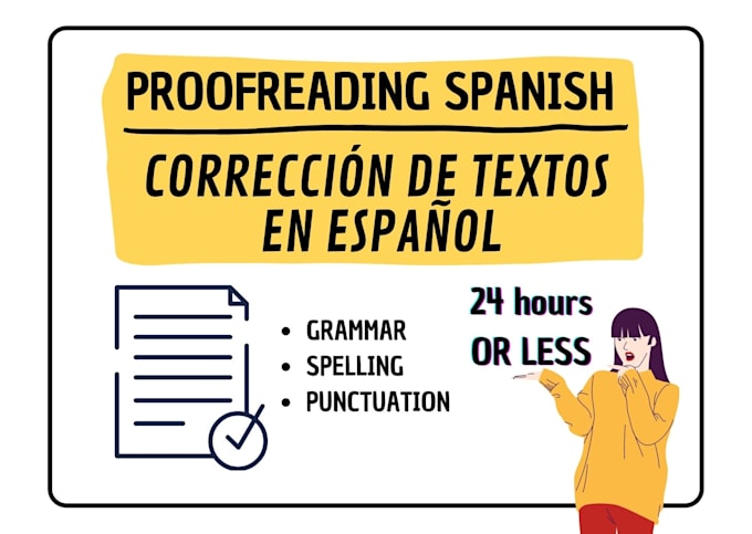 proofread any text in 24hs or less