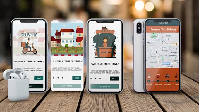 do the creative ui ux design with unique user interface