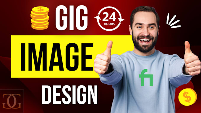 design gig image for fiverr gig cover or gig thumbnail