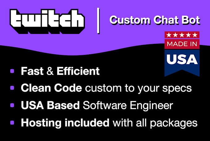 develop and host an advanced twitch chat bot