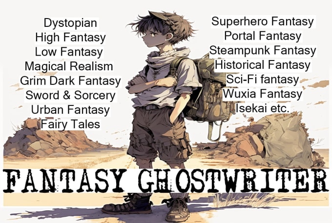 I will ghostwrite your fantasy or scifi novel