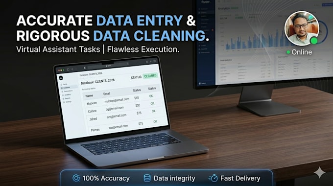 help you with urgent data entry, admin, and b2b research