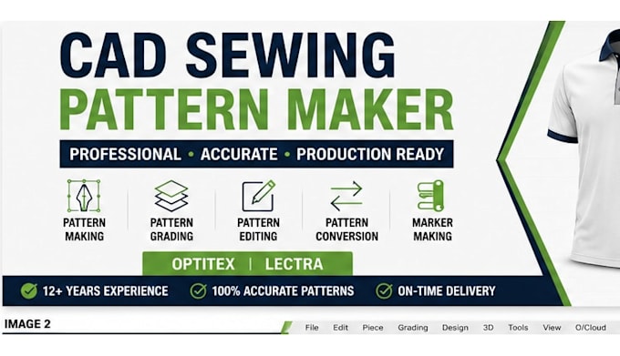 create professional sewing patterns for your apparel business