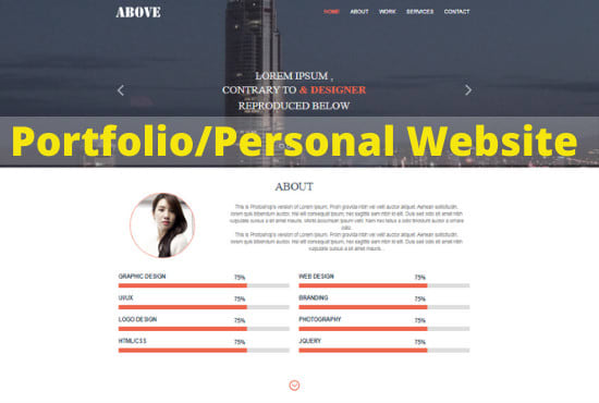 make a resume, CV, portfolio, or personal website on google sites