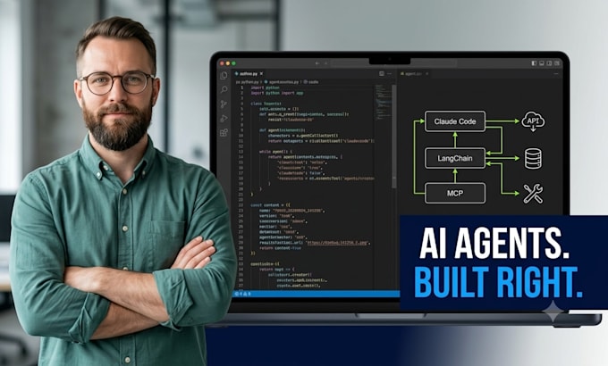 build production ai agents with claude code, langchain, mcp
