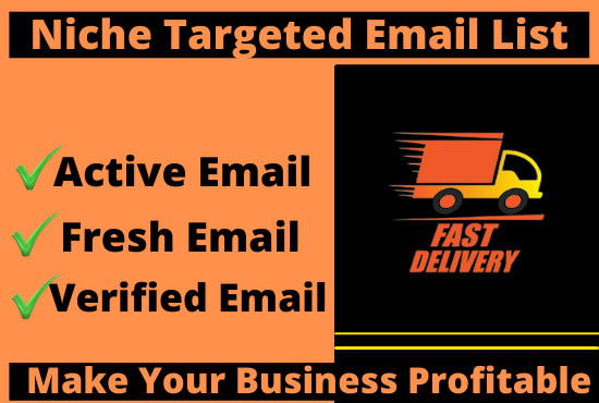 provide niche targeted bulk email list