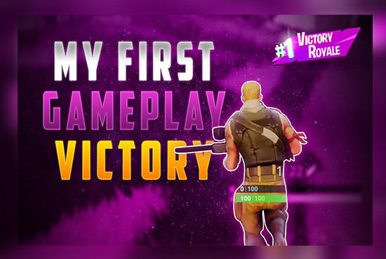 design a youtube gaming thumbnail