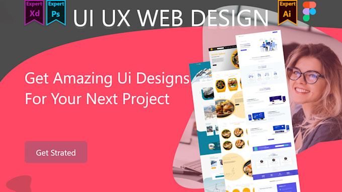 Do web ui ux designs, wireframe, mobile app ui ux design, by Atakamran ...