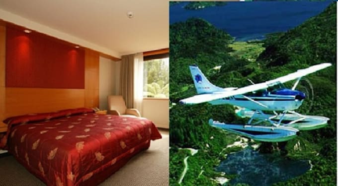 look for a hotel and/or flight