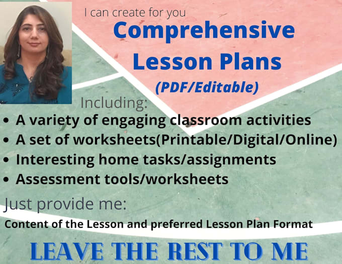 design and edit curriculum and lesson plans