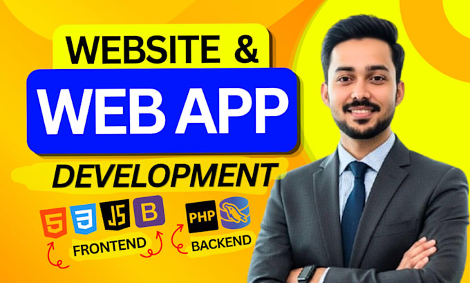 develop website, web app using php mysql database