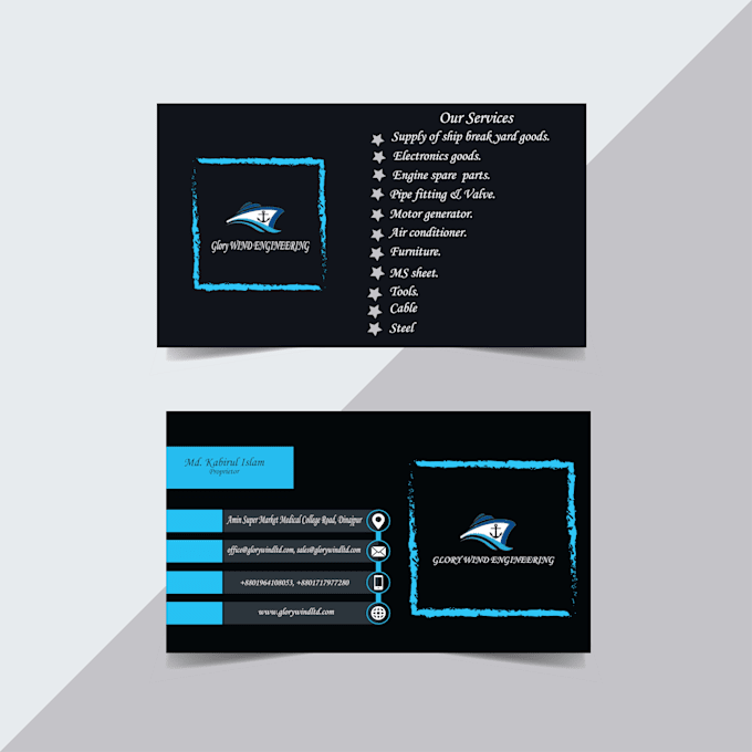 do professional business card design