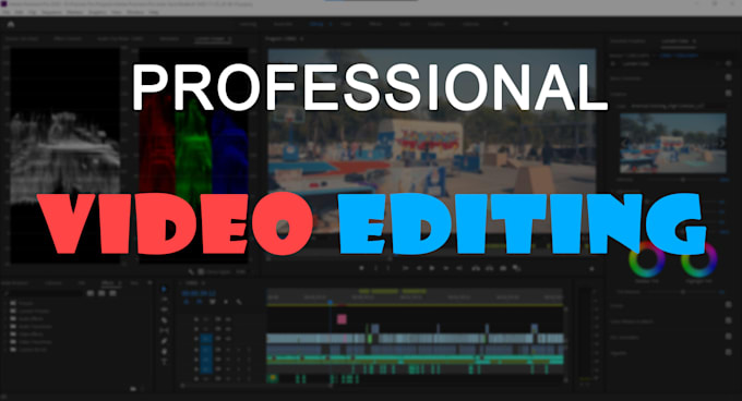do professional video editing and post production