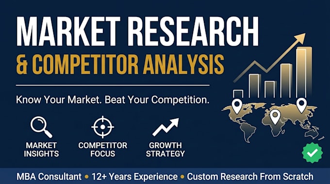 do comprehensive market research and competitor analysis