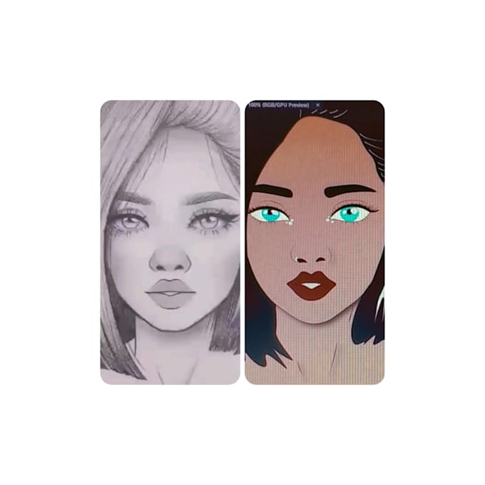 Convert Hand Drawings And Sketches Into Digital Art And Vector Tracing Convert Hand Drawings And Sketches Into Digital Art And Vector Tracing