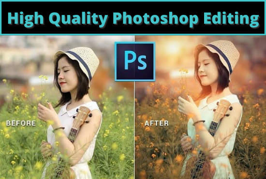 do high quality photoshop editing