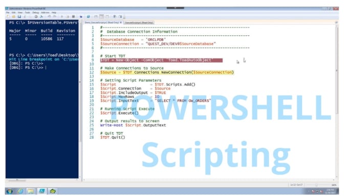 Code powershell and python scripts with sql server by Kapiljain02 | Fiverr