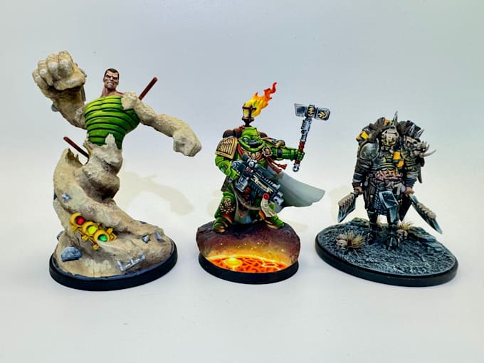 paint your warhammer, dnd, and tabletop miniatures