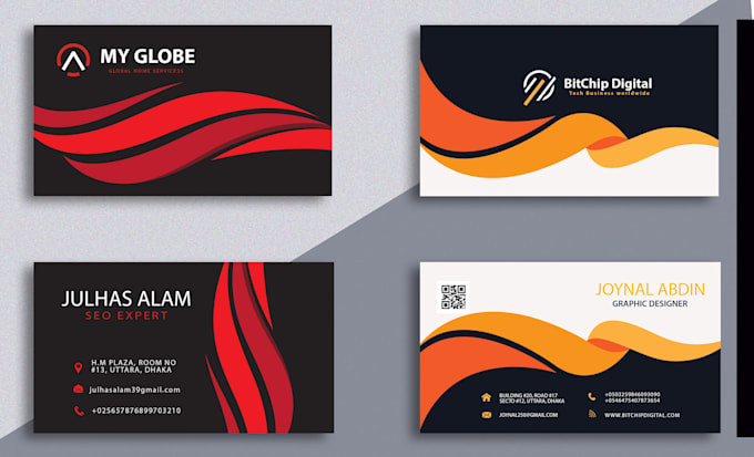 do professional business card design and visiting card design