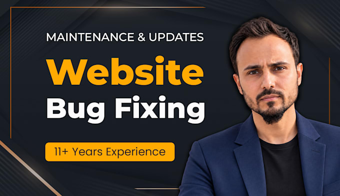 fix wordpress issues, shopify bugs, and website maintenance