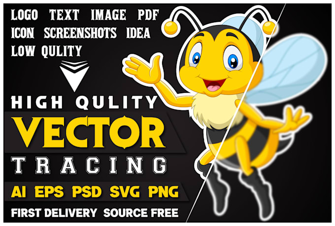 convert logo to vector, vectorise image, vector trace, redraw
