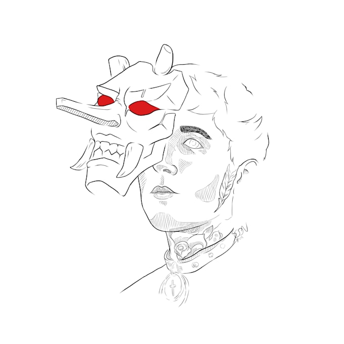 do convert your photo into digital line art drawing