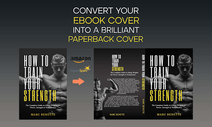 convert your ebook cover to KDP print ready paperback cover