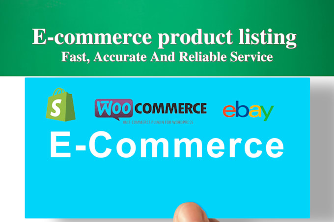 do shopify and wordpress products listing or data entry