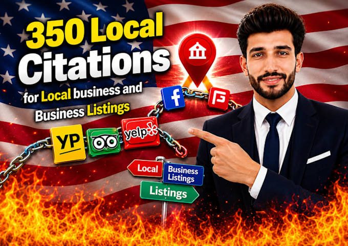 build 350 USA local citations to boost local SEO