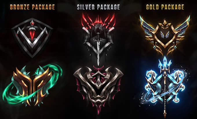 design fantasy faction crest, guild emblem or rank icon