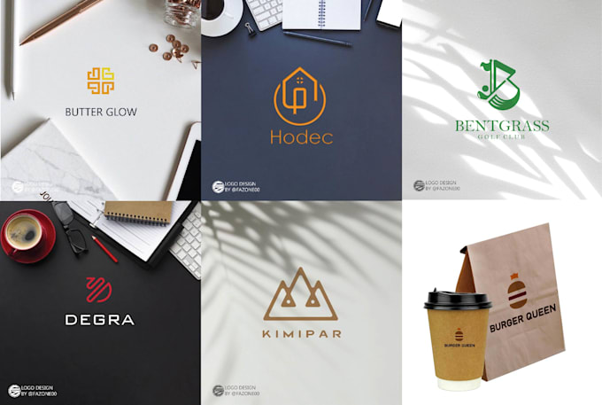 design a logo for your business by providing 2 concepts