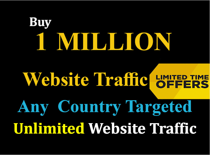 drive 1 million country targeted web traffic on your website