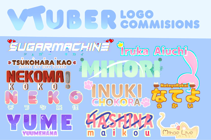 Design Cute Vtuber Logo