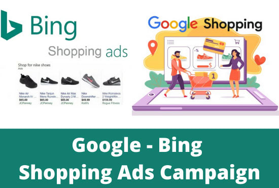 setup bing and google shopping ads campaign for shopify