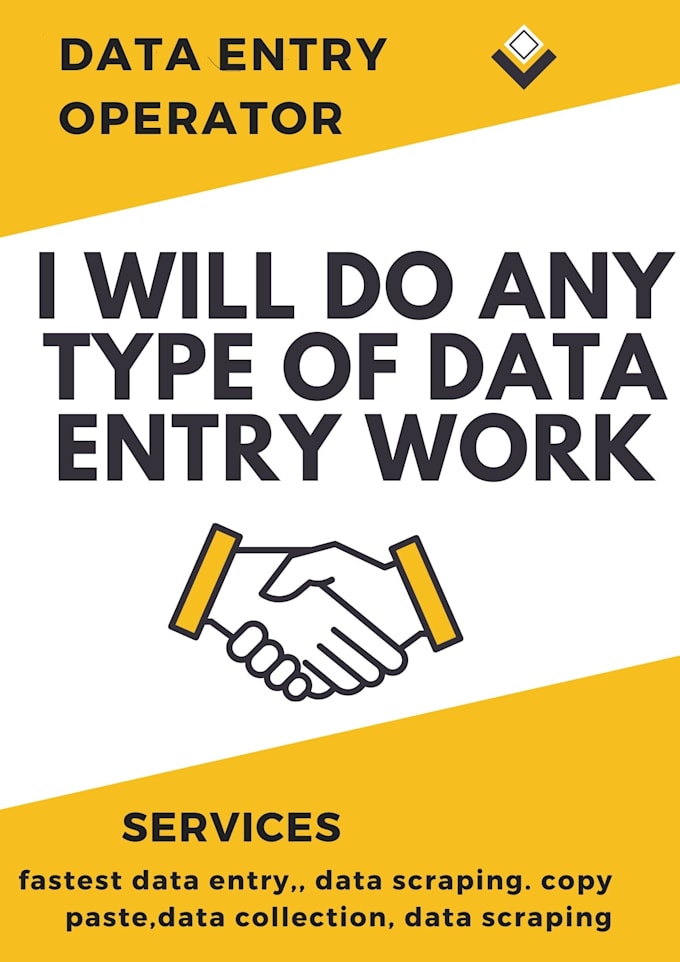 do data entry typing work data collection
