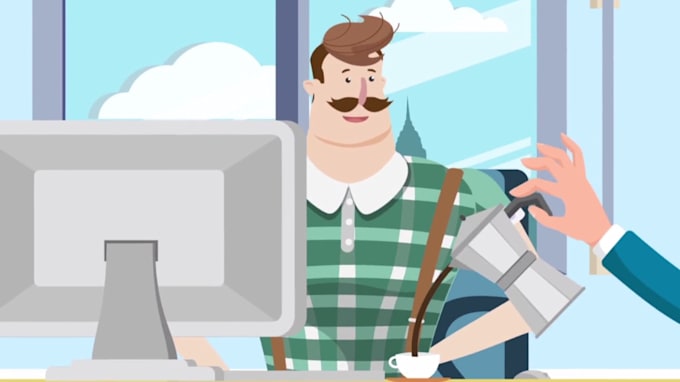 do 2d animation video and infographic video