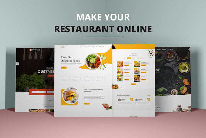 build your restaurant website with online ordering system