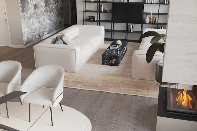 design your modern living room interior