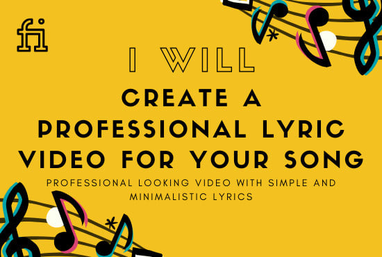 create an animated karaoke lyric video for your song