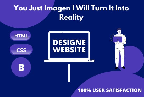 Design and develop your website using html css and bootstrap by Rooba12 ...