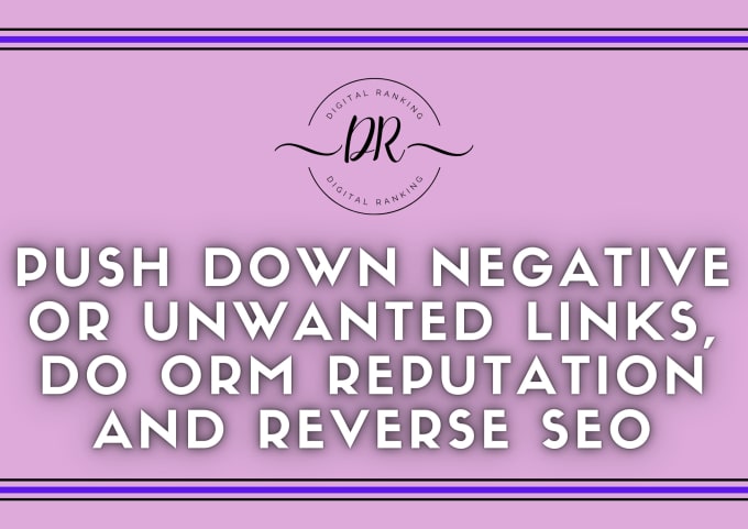 push down negative news links from search engines