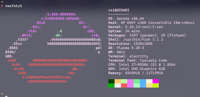create a custom linux terminal color scheme
