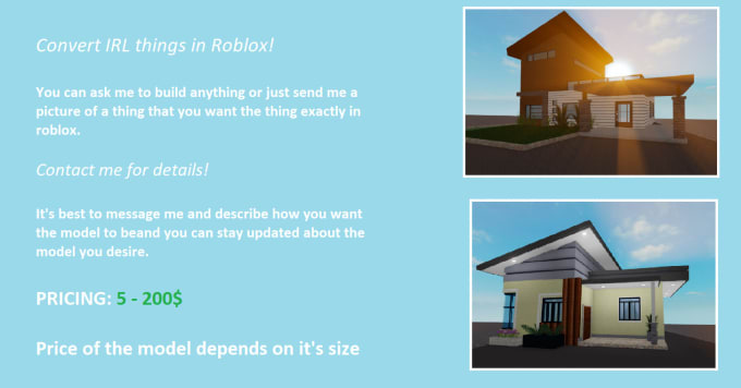 Make professional builds in roblox studio by Column_d | Fiverr