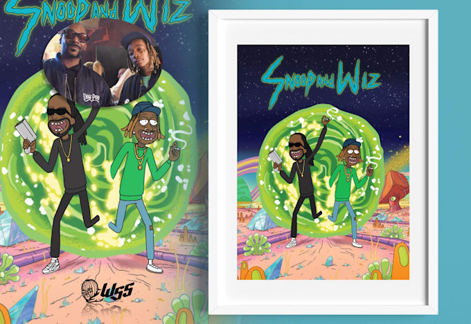 draw you in rick and morty style