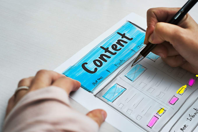 write content for your website