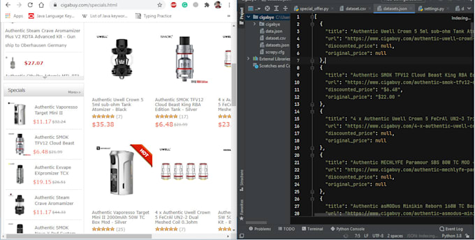 be web scraper with python using scrapy selenium splash