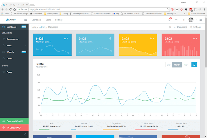 design and develop web application
