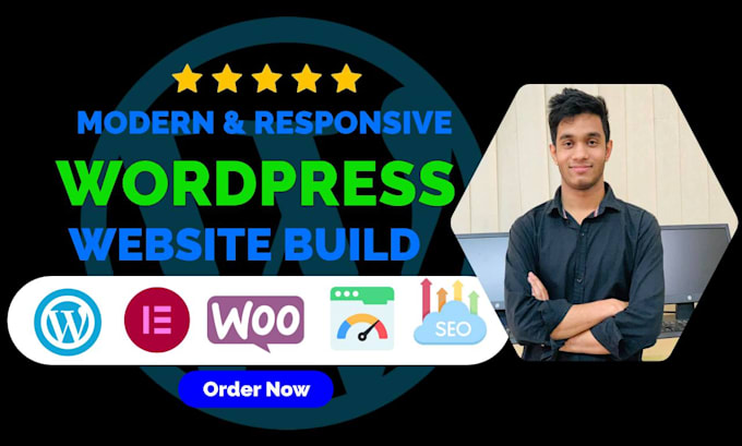 build wordpress website with elementor pro or elementor