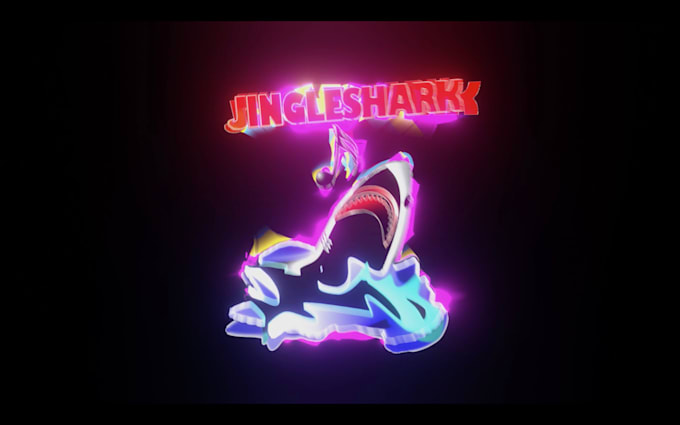 make animated logo digital glitch intro outro transition video