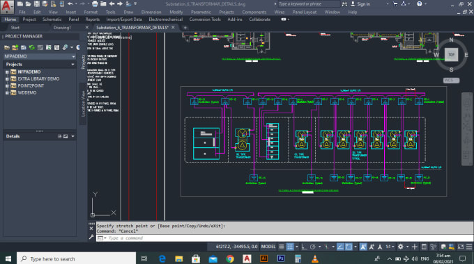 Draw electrical and sld drawing in autocad by Shailakhan686 | Fiverr
